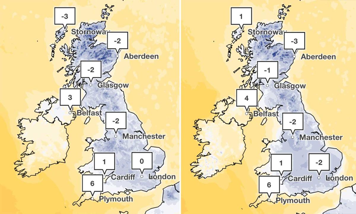 Met Office Forecasts Freezing Temperatures Across the UK This Friday Night