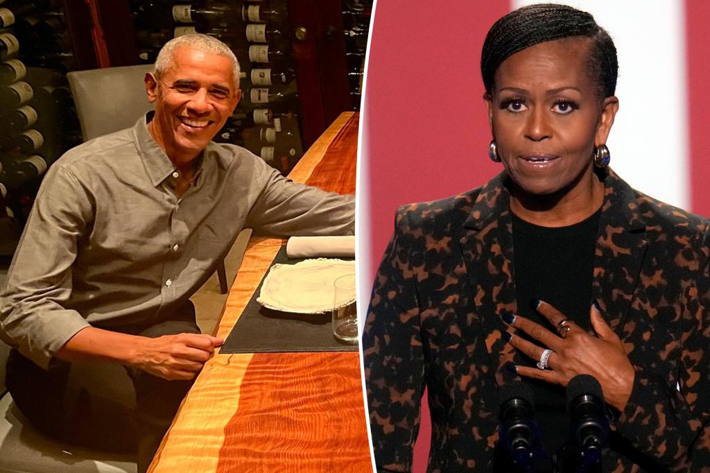 Barack Obama Dines Out in Washington D.C. Without Michelle Obama