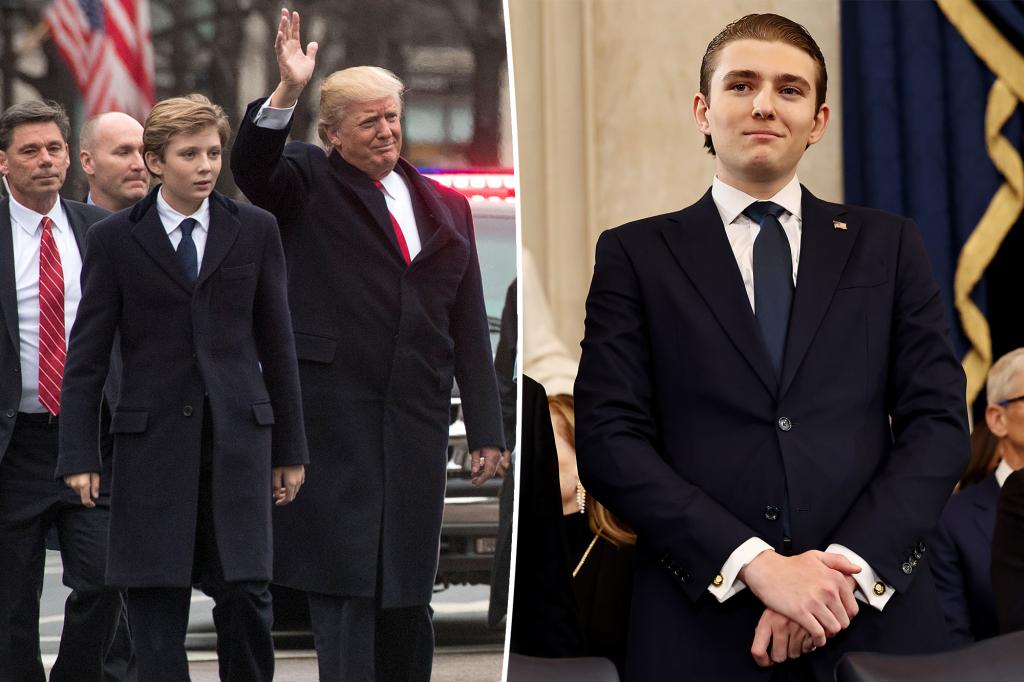 Barron Trump at Donald’s 2017 and 2025 Inaugurations: A Look Back