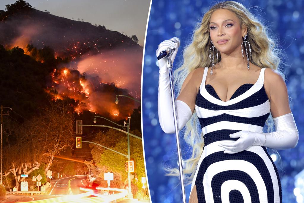 Beyoncé Donates $2.5 Million to LA Fire Relief Fund to Support Victims