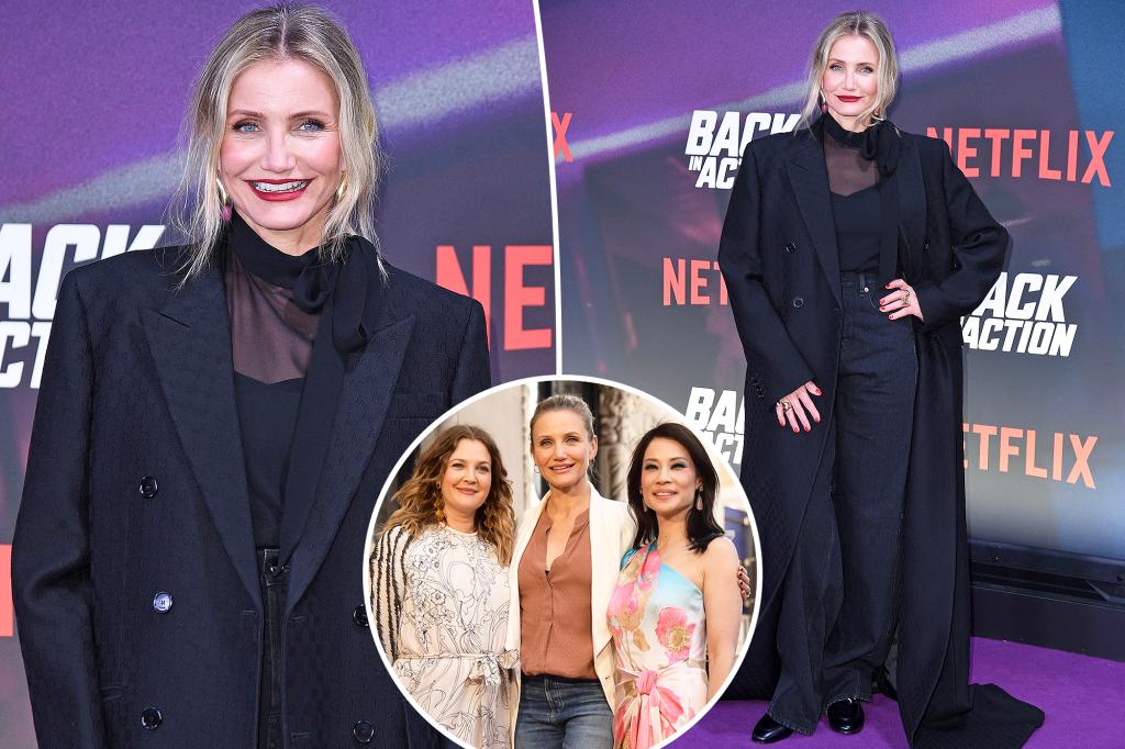 Cameron Diaz Returns to Red Carpet After 5 Years for ‘Back in Action’