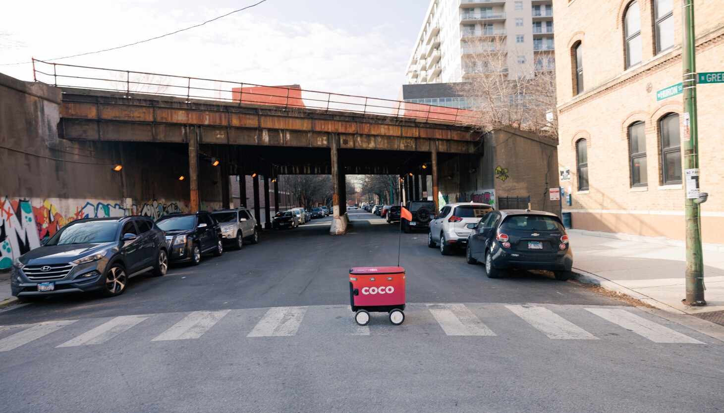 Coming to a city street near you Coco, the food delivery robot, easy to understand