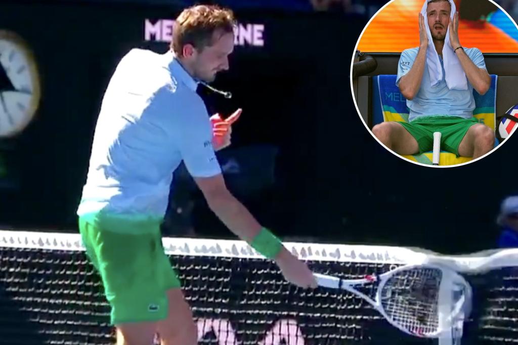 Daniil Medvedev’s Epic Camera-Smashing Meltdown at Australian Open