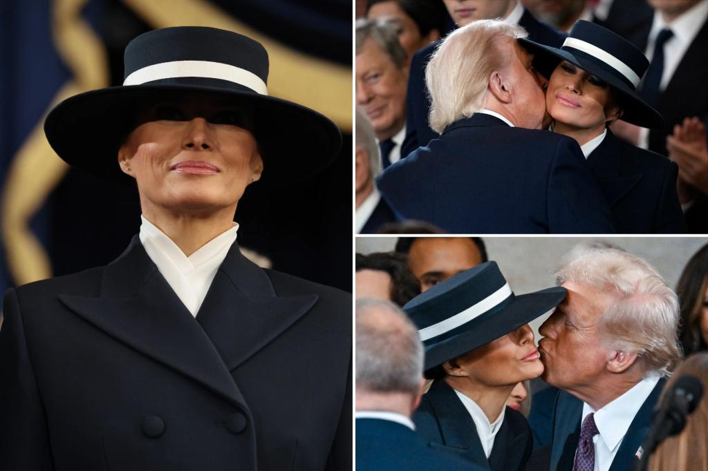 Donald Trump and Melania’s Air-Kiss at Inauguration Goes Viral