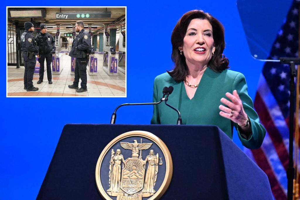 Hochul Acknowledges NYC Subway Crime in State of the State Speech