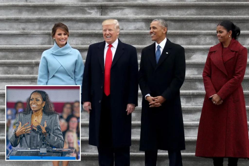 Michelle Obama Will Skip Trump’s Inauguration After Missing Carter’s Funeral