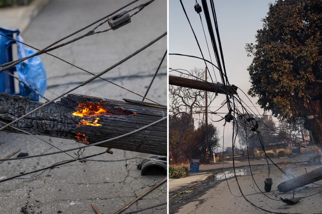 Power Grid Faults Spiked Before Wildfires Hit Los Angeles, Expert Says