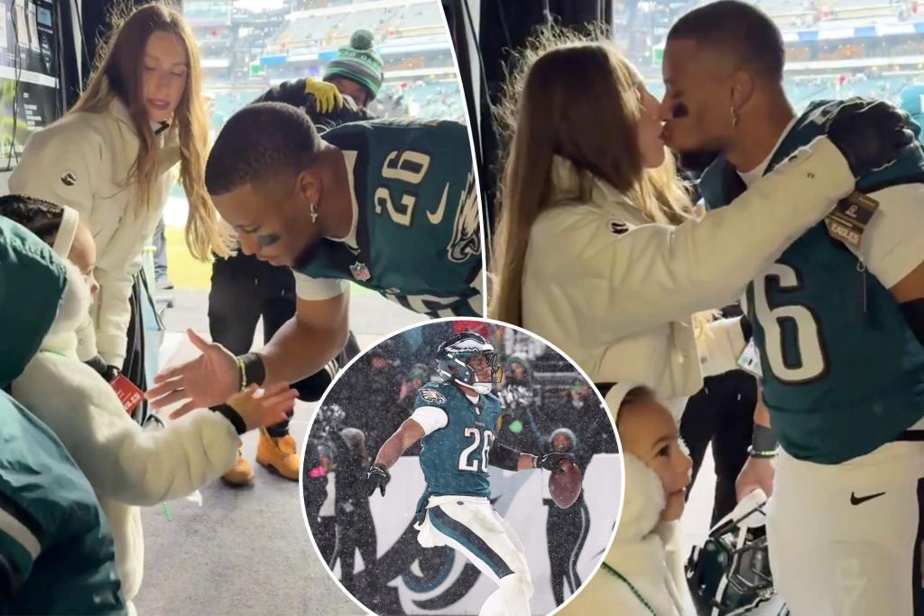 Saquon Barkley Shares Sweet Moment with Family Before Eagles’ Victory