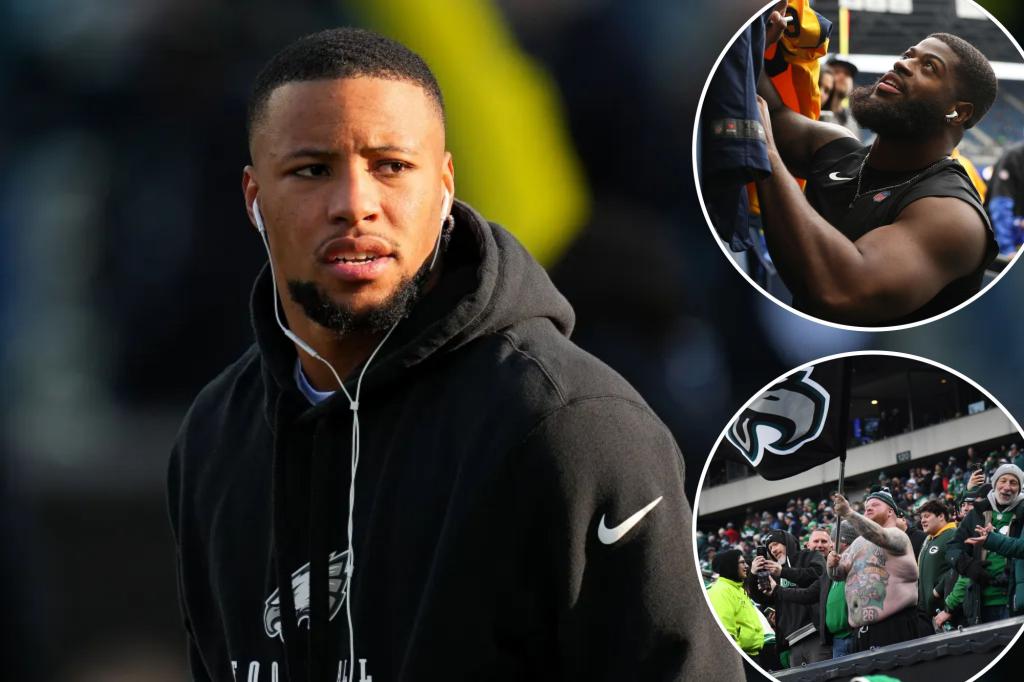 Saquon Barkley Warns Rams’ Jared Verse About Eagles Fans’ Passion