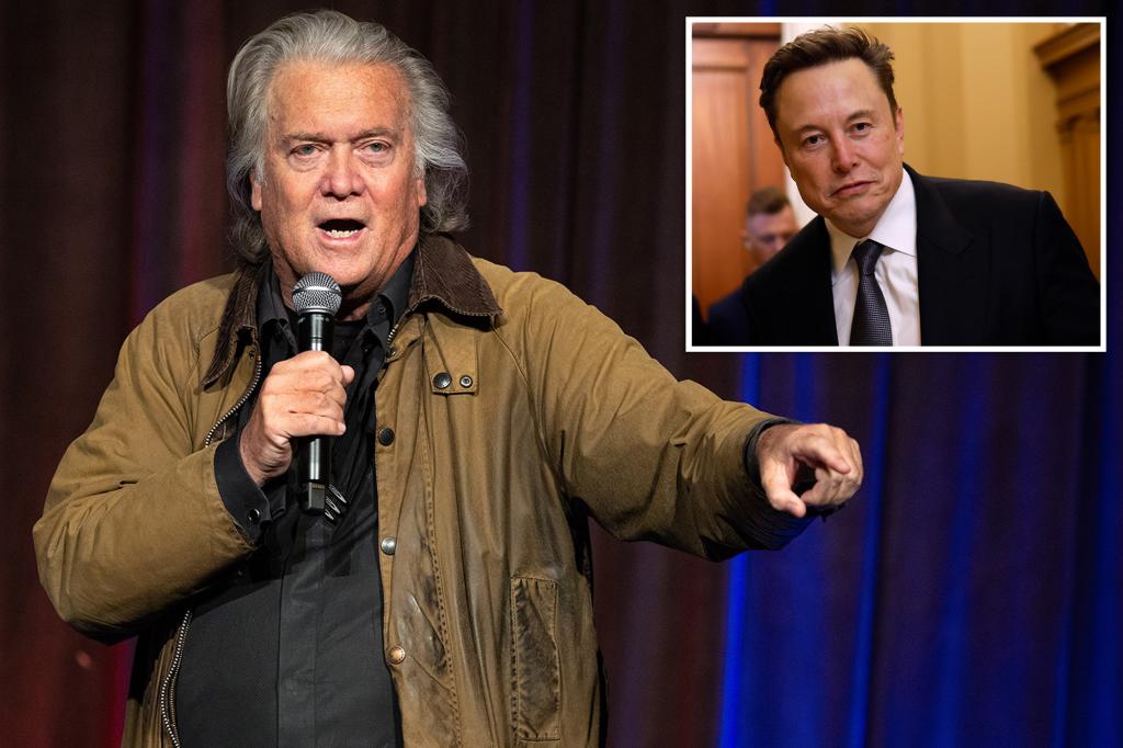 Steve Bannon Goes Berserk on Elon Musk, Vows to Drive Him from White House