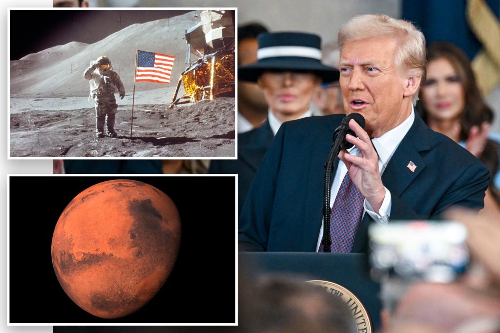 Trump Promises to Send US Astronauts to Mars and Pursue Our Destiny