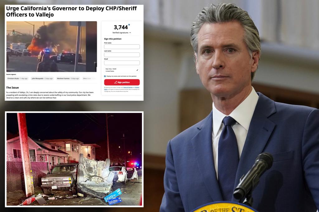 Vallejo Residents Urge Newsom for Help Amid Rising Crime as LA Faces Fires